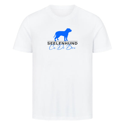 Premium T-Shirt "Ca de Bou - Seelenhund" Weiß – hunde-shirt.de