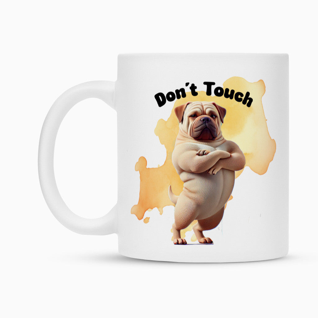 Tasse "Ca de Bou - Don´t touch" – hunde-shirt.de