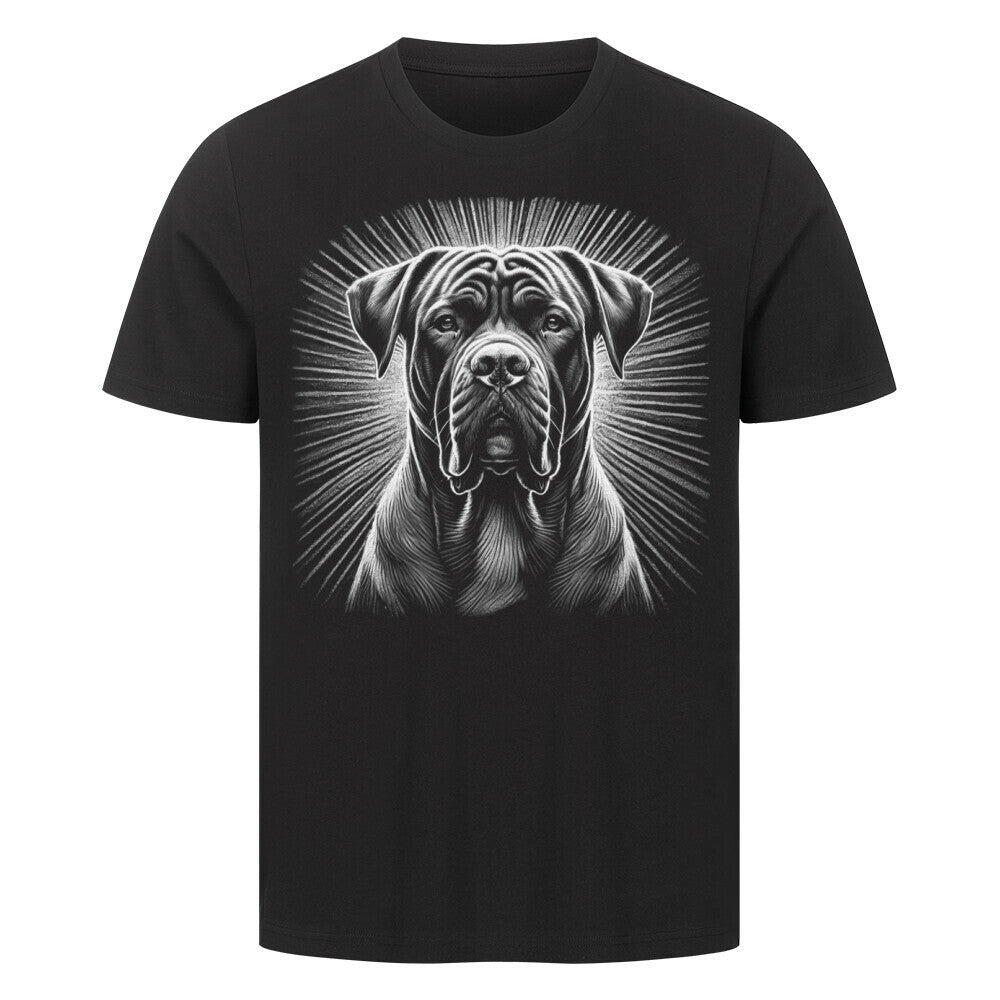 Premium T-Shirt "Cane Corso - Bright" Schwarz – hunde-shirt.de