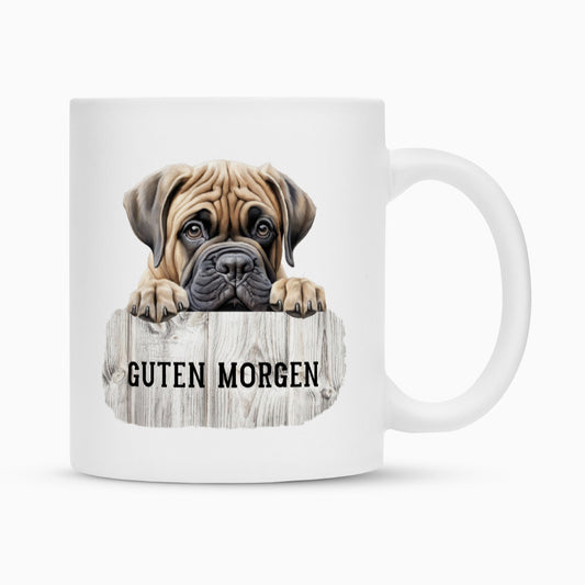 Tasse "Cane Corso - Guten Morgen" Weiß – hunde-shirt.de