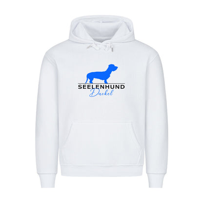 Premium Hoodie "Rauhaardackel - Seelenhund" Weiß – hunde-shirt.de