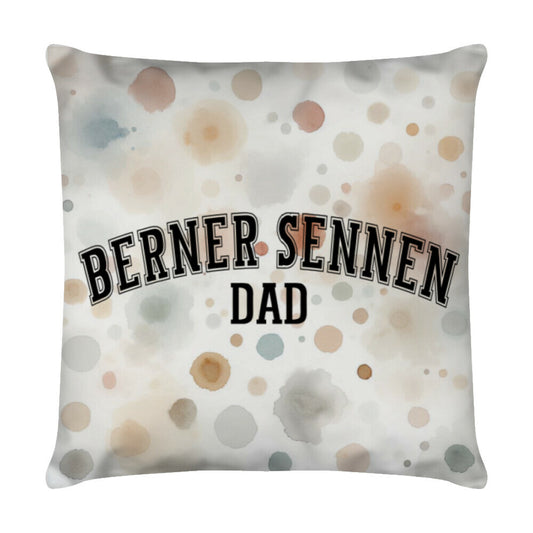 Kissen "Berner Sennenhund - DAD" Weiß – hunde-shirt.de
