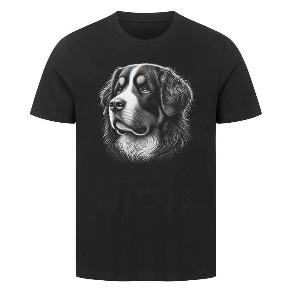 Premium T-Shirt "Berner Sennenhund - Breed" Schwarz – hunde-shirt.de
