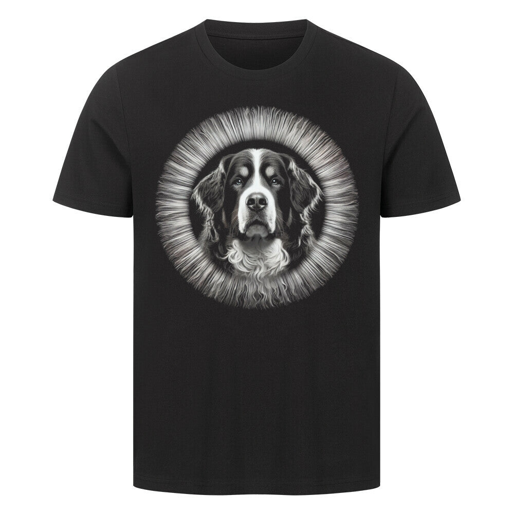 Premium T-Shirt "Berner Sennenhund - Bright" Schwarz – hunde-shirt.de