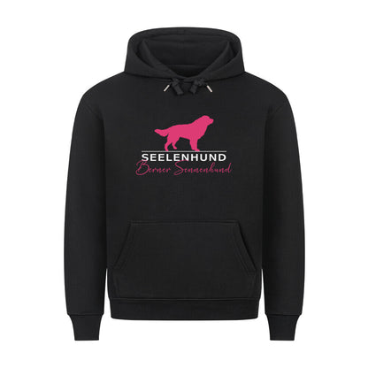 Premium Hoodie "Berner Sennenhund - Seelenhund" Schwarz – hunde-shirt.de