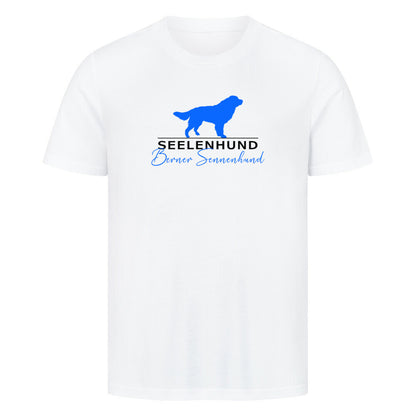 Premium T-Shirt "Berner Sennenhund - Seelenhund" Weiß – hunde-shirt.de