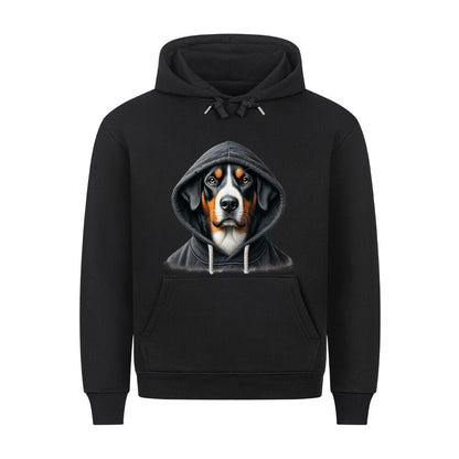 Premium Hoodie "Appenzeller - Hooded" Schwarz – hunde-shirt.de
