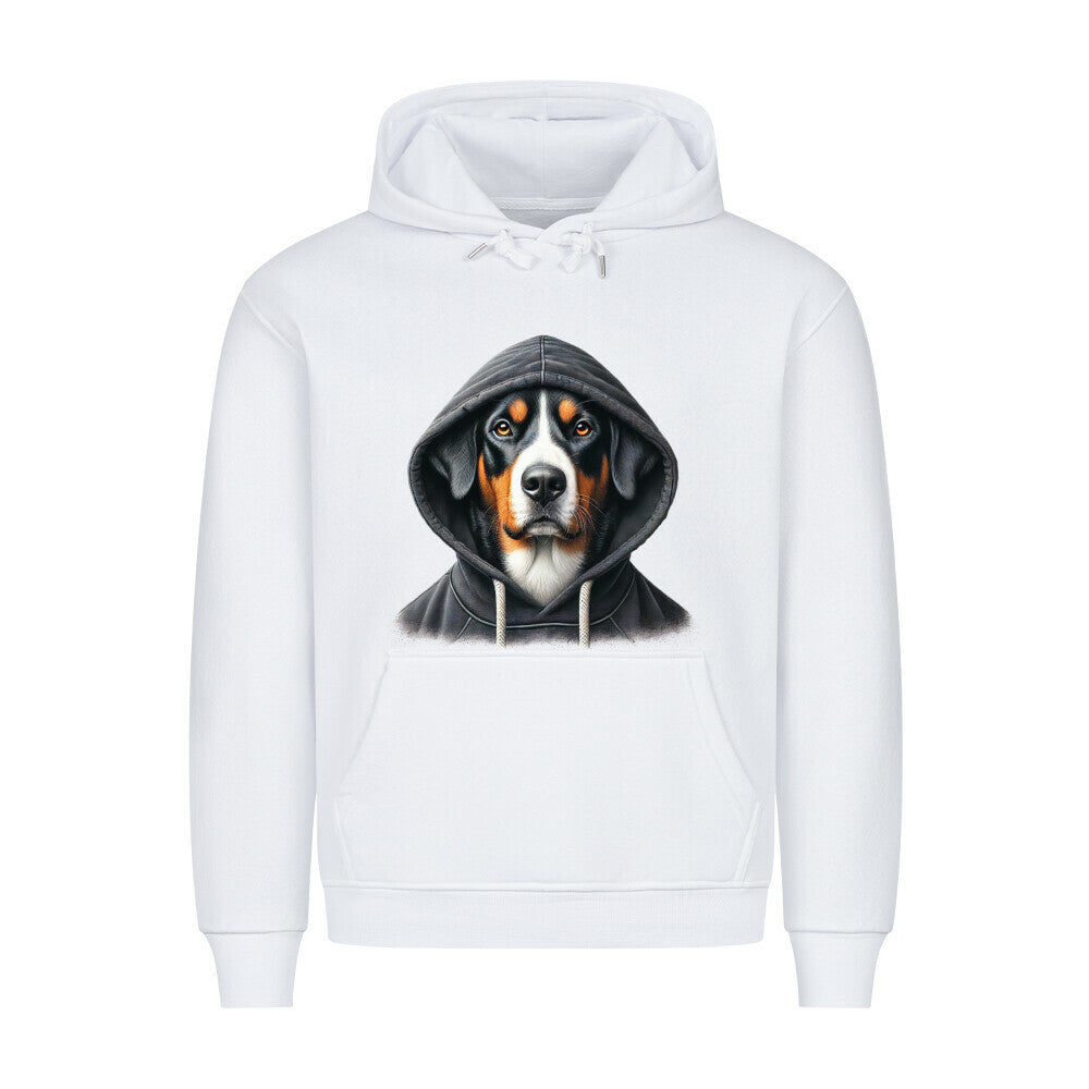 Premium Hoodie "Appenzeller - Hooded" Weiß – hunde-shirt.de