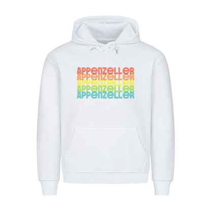 Premium Hoodie "Appenzeller - RETRO" Weiß – hunde-shirt.de