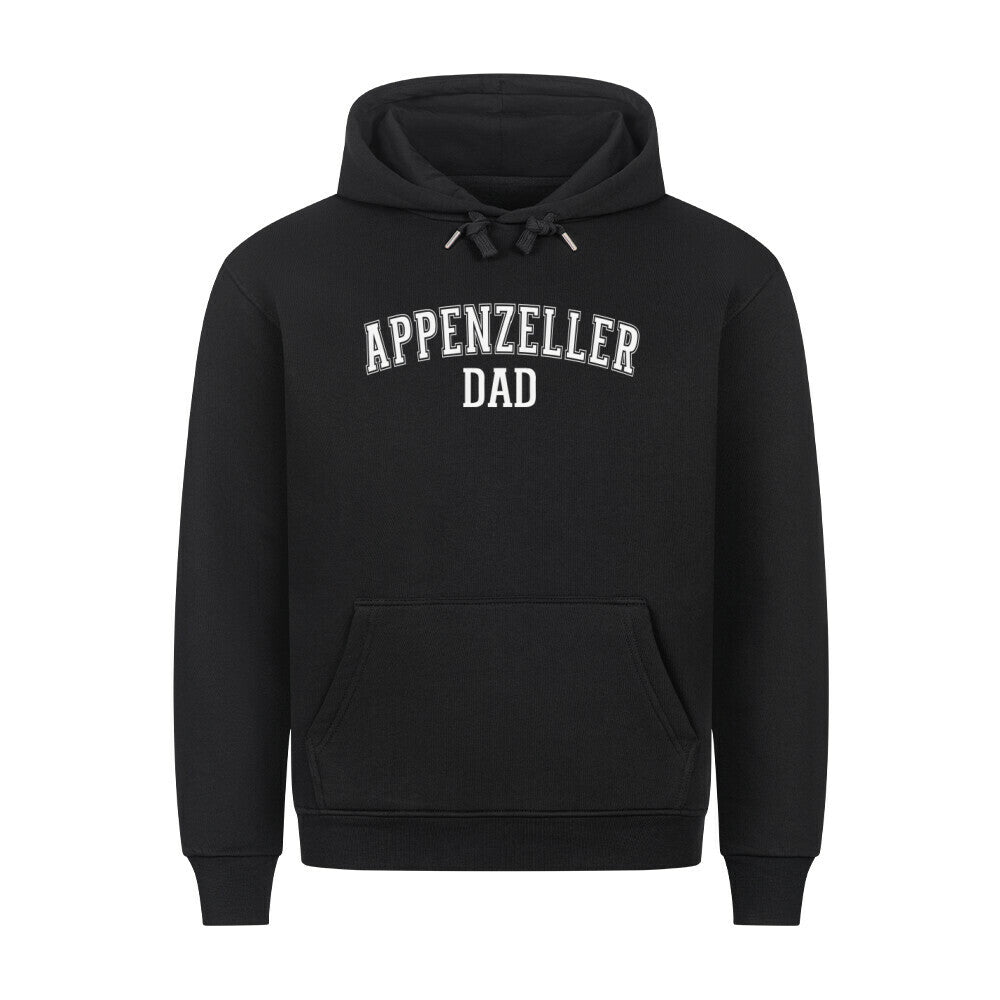 Premium Hoodie "Appenzeller - DAD" Schwarz – hunde-shirt.de
