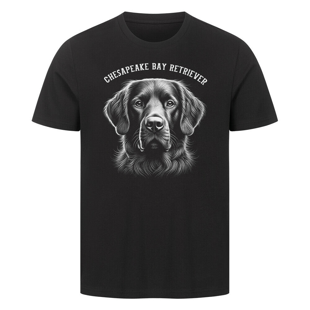 Premium T-Shirt "Chesapeake Bay - Pure" Schwarz – hunde-shirt.de