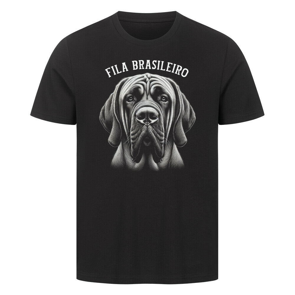 Premium T-Shirt "Fila Brasileiro - Pure" Schwarz – hunde-shirt.de