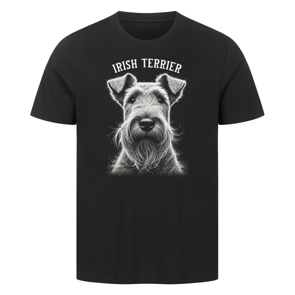 Premium T-Shirt "Irish Terrier - Pure" Schwarz – hunde-shirt.de