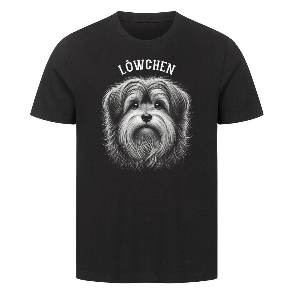 Premium T-Shirt "Löwchen - Pure" Schwarz – hunde-shirt.de