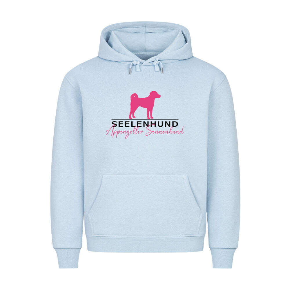 Premium Hoodie "Appenzeller - Seelenhund" Babyblau – hunde-shirt.de