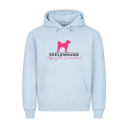 Premium Hoodie "Appenzeller - Seelenhund" Babyblau – hunde-shirt.de