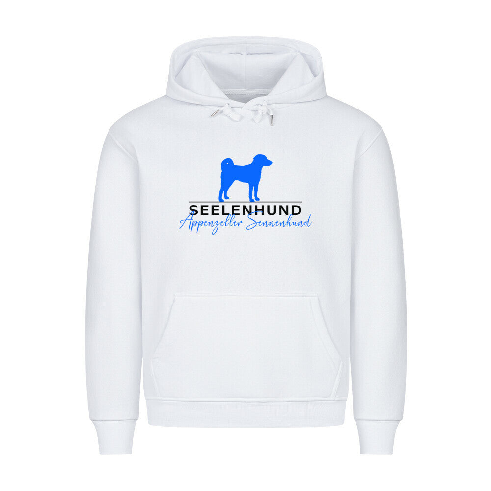 Premium Hoodie "Appenzeller - Seelenhund" Weiß – hunde-shirt.de