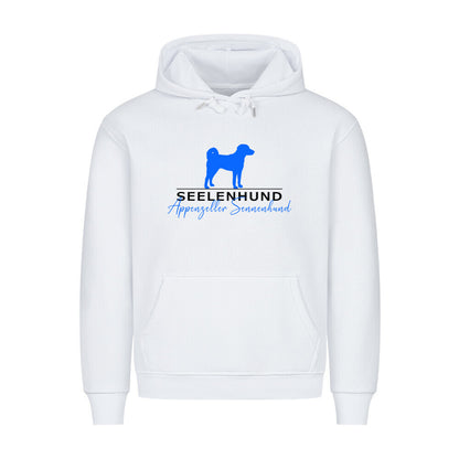 Premium Hoodie "Appenzeller - Seelenhund" Weiß – hunde-shirt.de