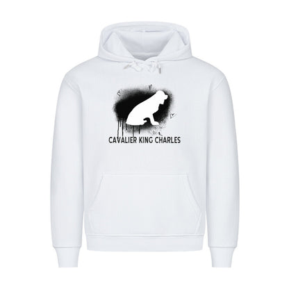 Premium Hoodie "Cavalier King Charles - Seelenhund" Weiß – hunde-shirt.de