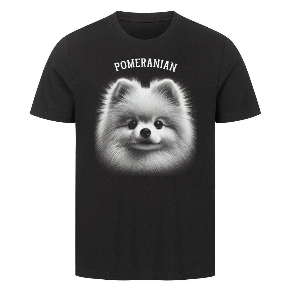 Premium T-Shirt "Pomeranian - Pure" Schwarz – hunde-shirt.de