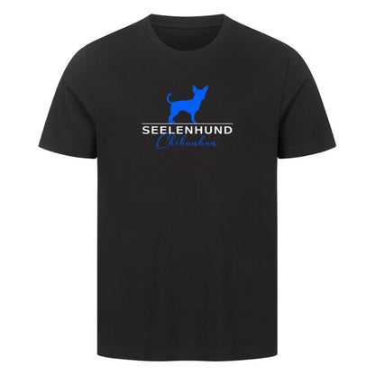Premium T-Shirt "Chihuahua - Seelenhund" Schwarz – hunde-shirt.de