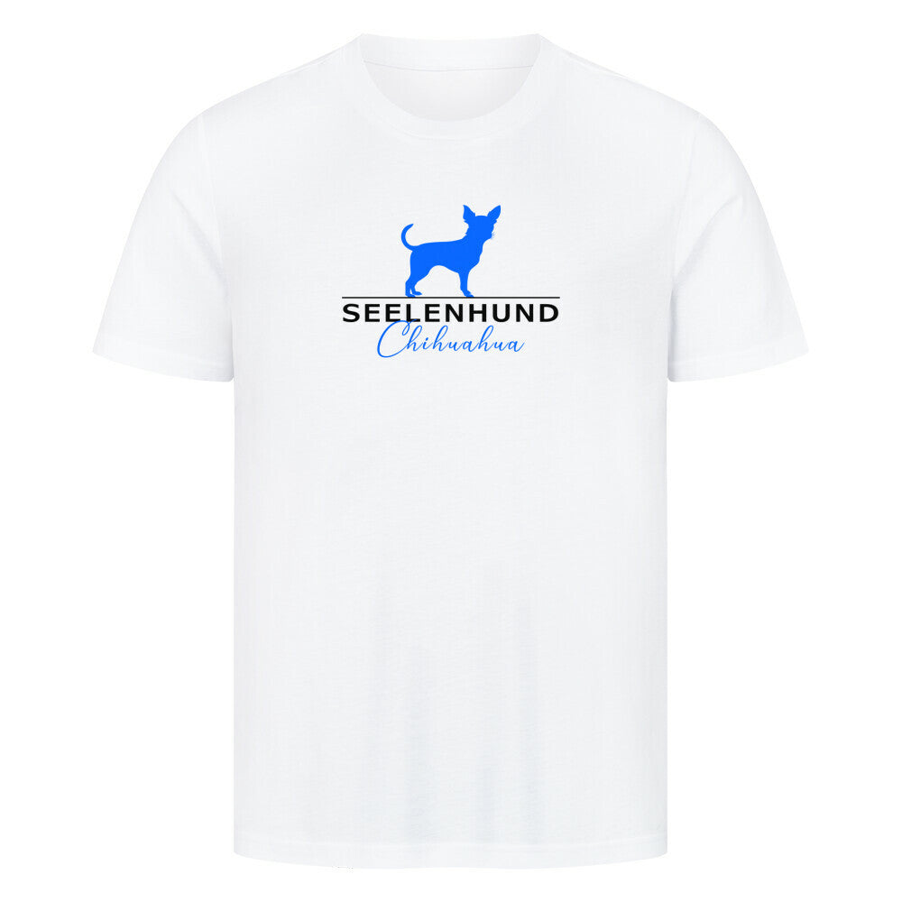 Premium T-Shirt "Chihuahua - Seelenhund" Weiß – hunde-shirt.de