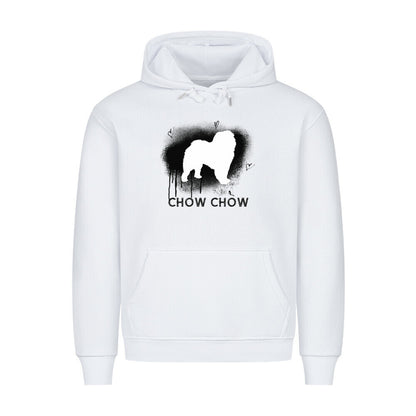 Premium Hoodie "Chow Chow - Brush" Weiß – hunde-shirt.de