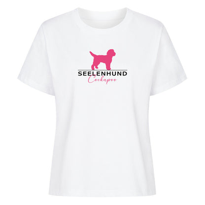 Premium Damen-Shirt "Cockapoo - Seelenhund" Weiß – hunde-shirt.de