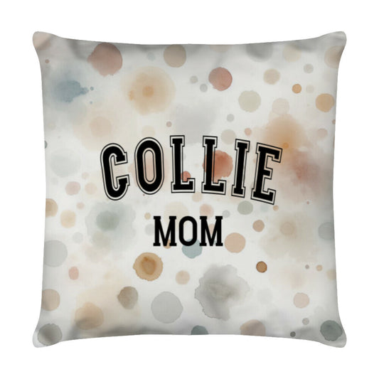 Kissen "Collie - MOM" Weiß – hunde-shirt.de