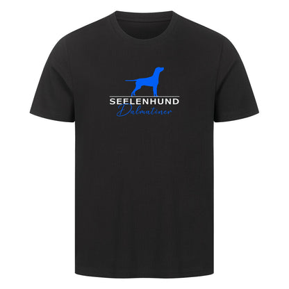 Premium T-Shirt "Dalmatiner - Seelenhund" Schwarz – hunde-shirt.de