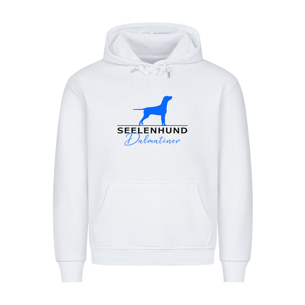 Premium Hoodie "Dalmatiner - Seelenhund" Weiß – hunde-shirt.de