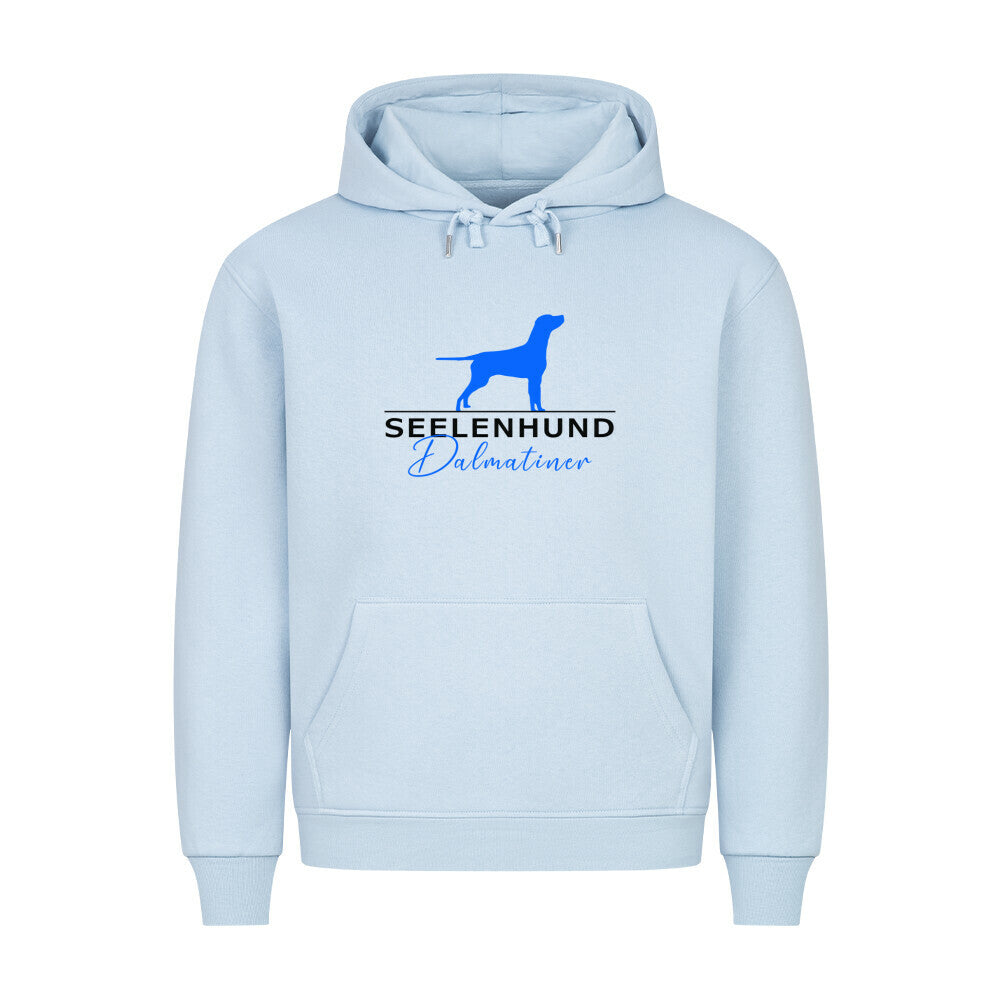 Premium Hoodie "Dalmatiner - Seelenhund" Babyblau – hunde-shirt.de
