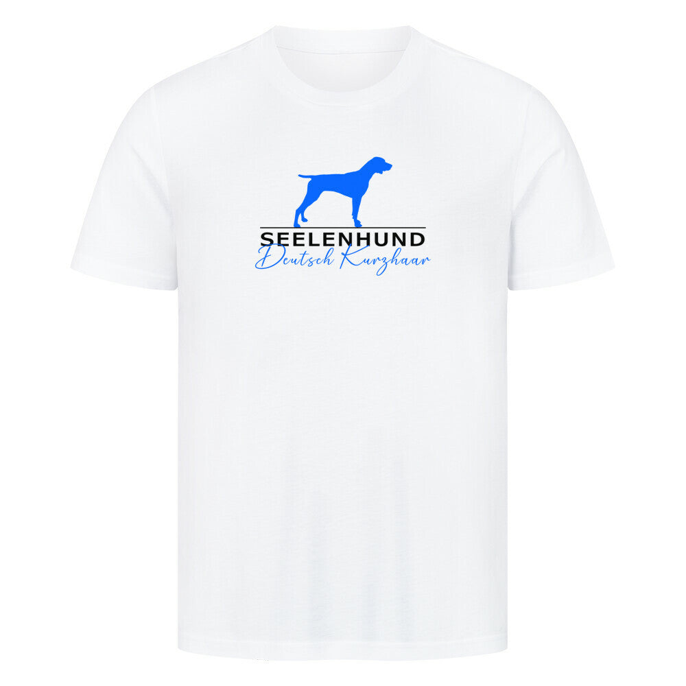 Premium T-Shirt "Deutsch Kurzhaar - Seelenhund" Weiß – hunde-shirt.de