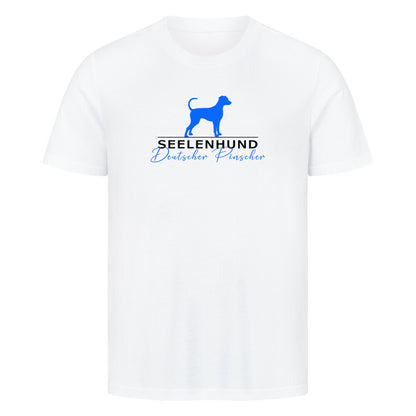 Premium T-Shirt "Deutscher Pinscher - Seelenhund" Weiß – hunde-shirt.de