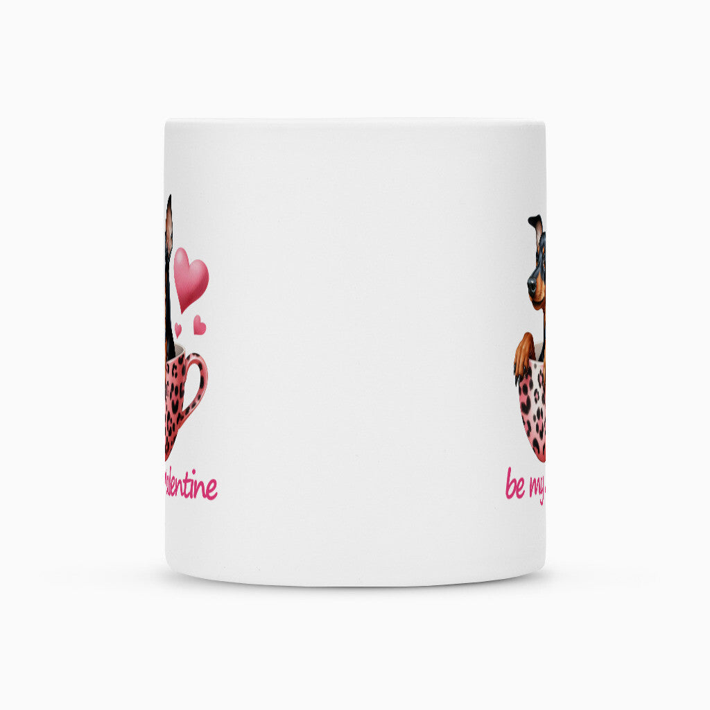 Tasse "Deutscher Pinscher - Valentine" – hunde-shirt.de