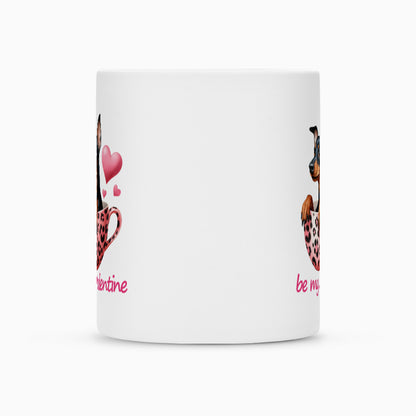 Tasse "Deutscher Pinscher - Valentine" – hunde-shirt.de