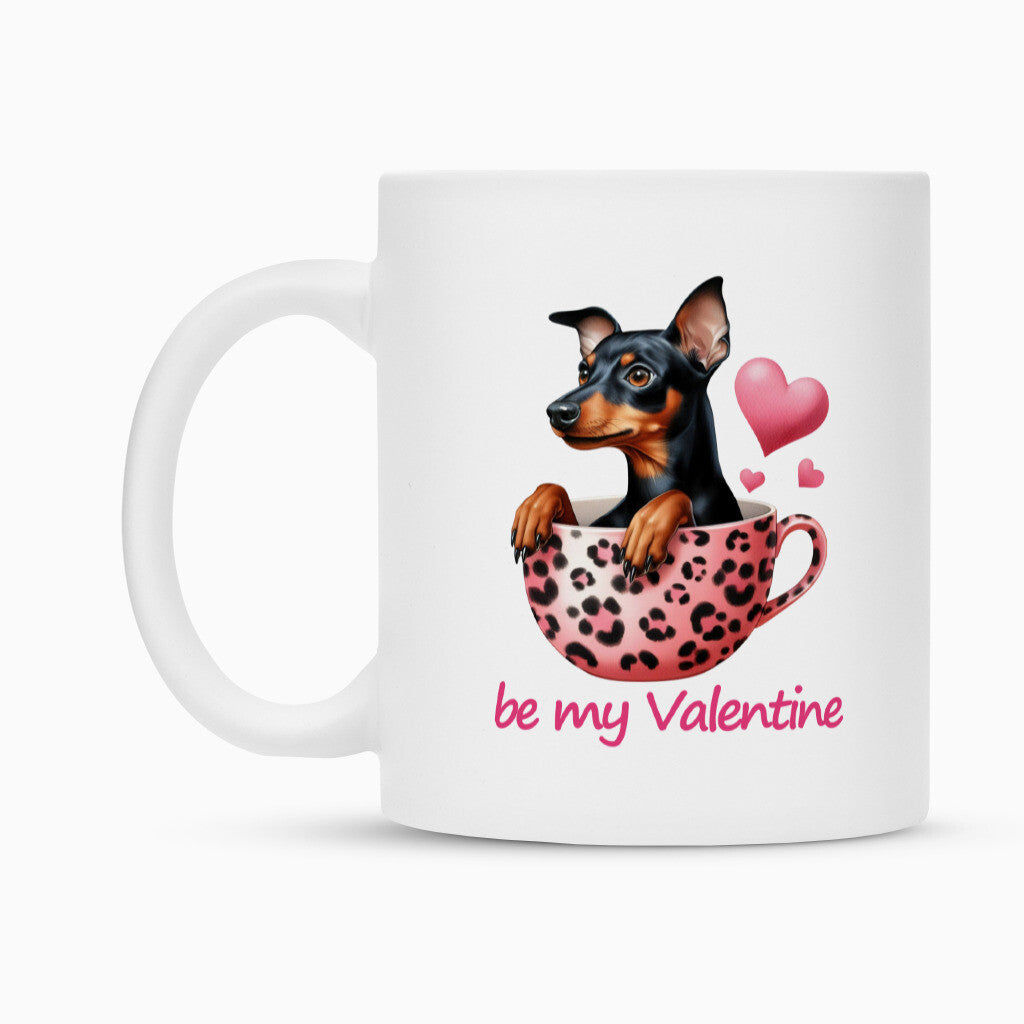 Tasse "Deutscher Pinscher - Valentine" – hunde-shirt.de