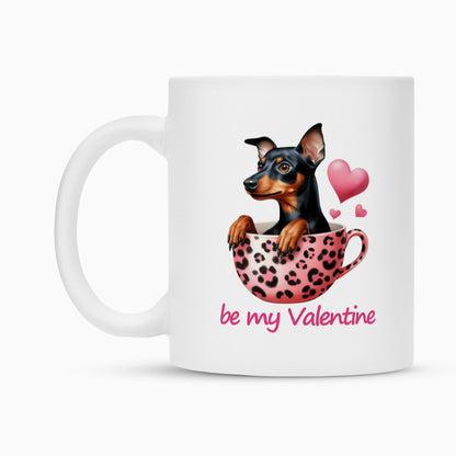 Tasse "Deutscher Pinscher - Valentine" – hunde-shirt.de