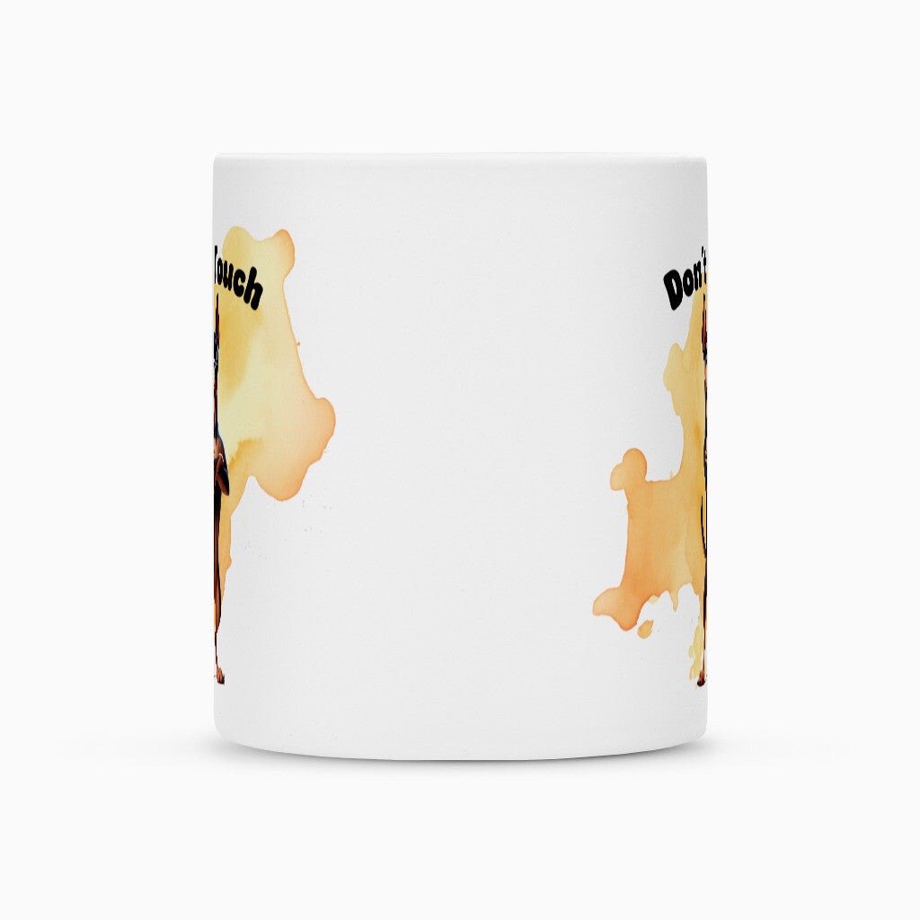 Tasse "Deutscher Pinscher - Don´t touch" – hunde-shirt.de