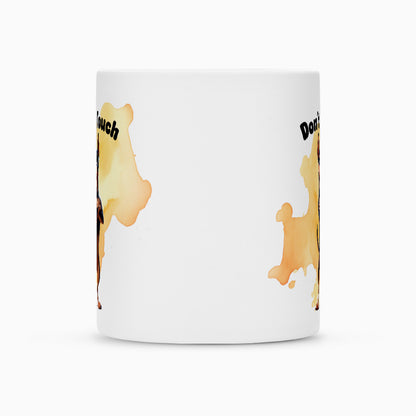 Tasse "Deutscher Pinscher - Don´t touch" – hunde-shirt.de