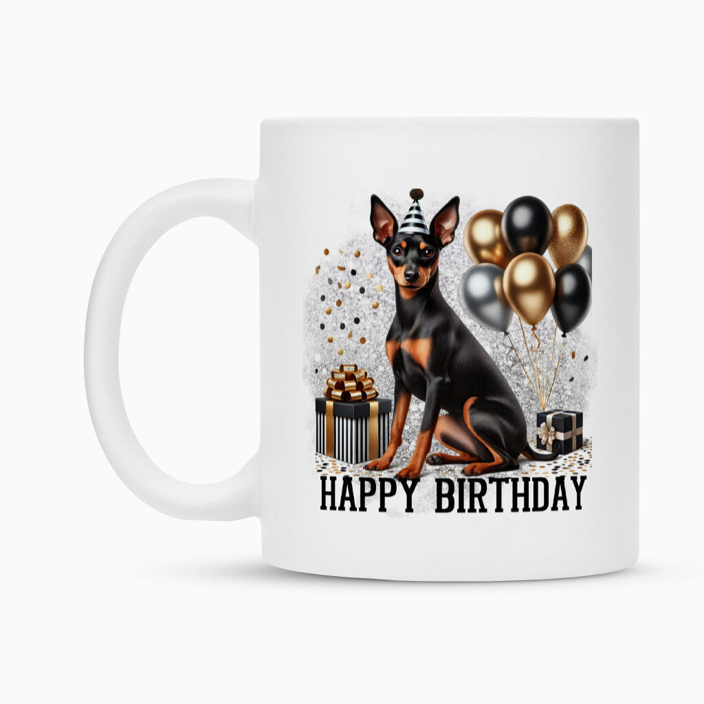 Tasse "Deutscher Pinscher - Birthday" – hunde-shirt.de