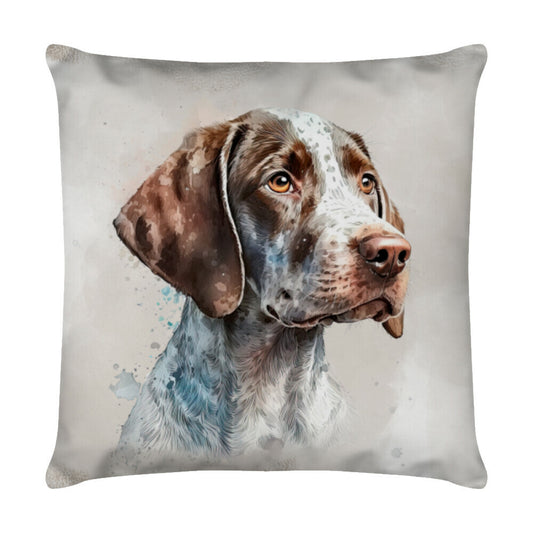 Kissen "English Pointer - Dream" Weiß – hunde-shirt.de