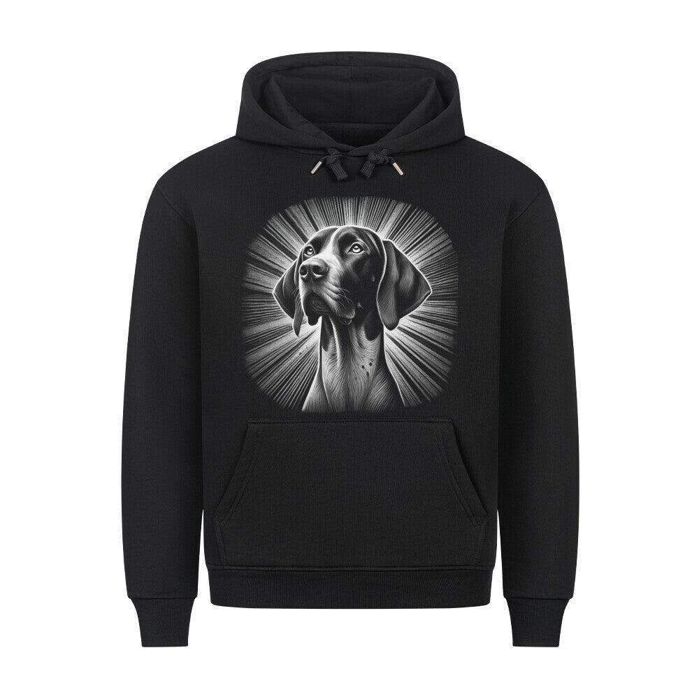Premium Hoodie "English Pointer - Shine" Schwarz – hunde-shirt.de