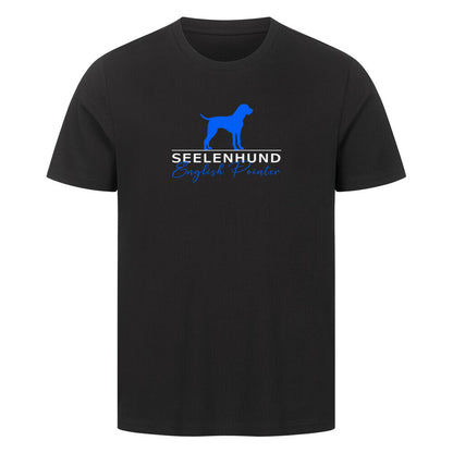 Premium T-Shirt "English Pointer - Seelenhund" Schwarz – hunde-shirt.de