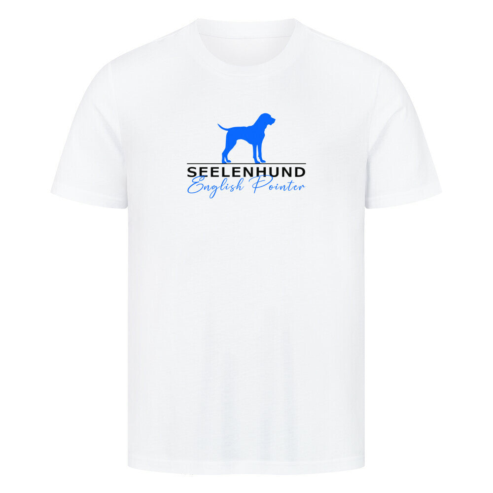 Premium T-Shirt "English Pointer - Seelenhund" Weiß – hunde-shirt.de