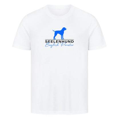 Premium T-Shirt "English Pointer - Seelenhund" Weiß – hunde-shirt.de