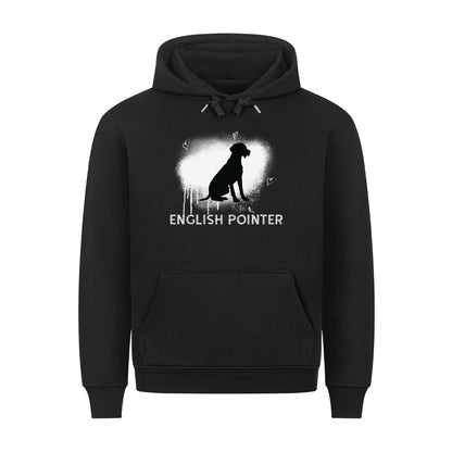 Premium Hoodie "English Pointer - Brush" Schwarz – hunde-shirt.de