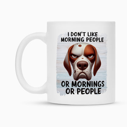 Tasse "English Pointer - Morning People" – hunde-shirt.de