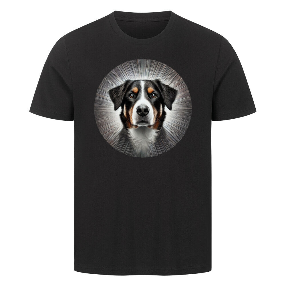 Premium T-Shirt "Entlebucher - Star" Schwarz – hunde-shirt.de