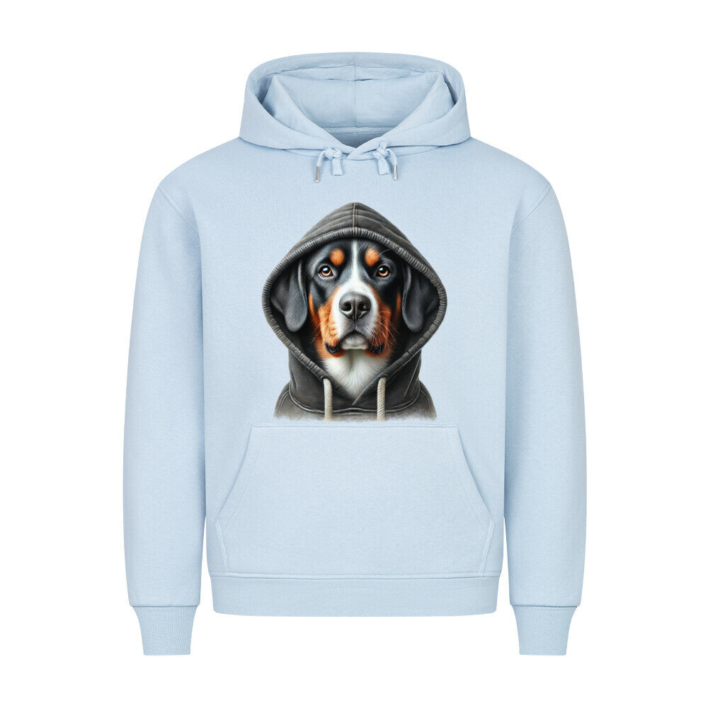 Premium Hoodie "Entlebucher - Hooded" Babyblau – hunde-shirt.de